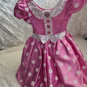 Disney Pink Polka Dot Minnie-Inspired Party Dress